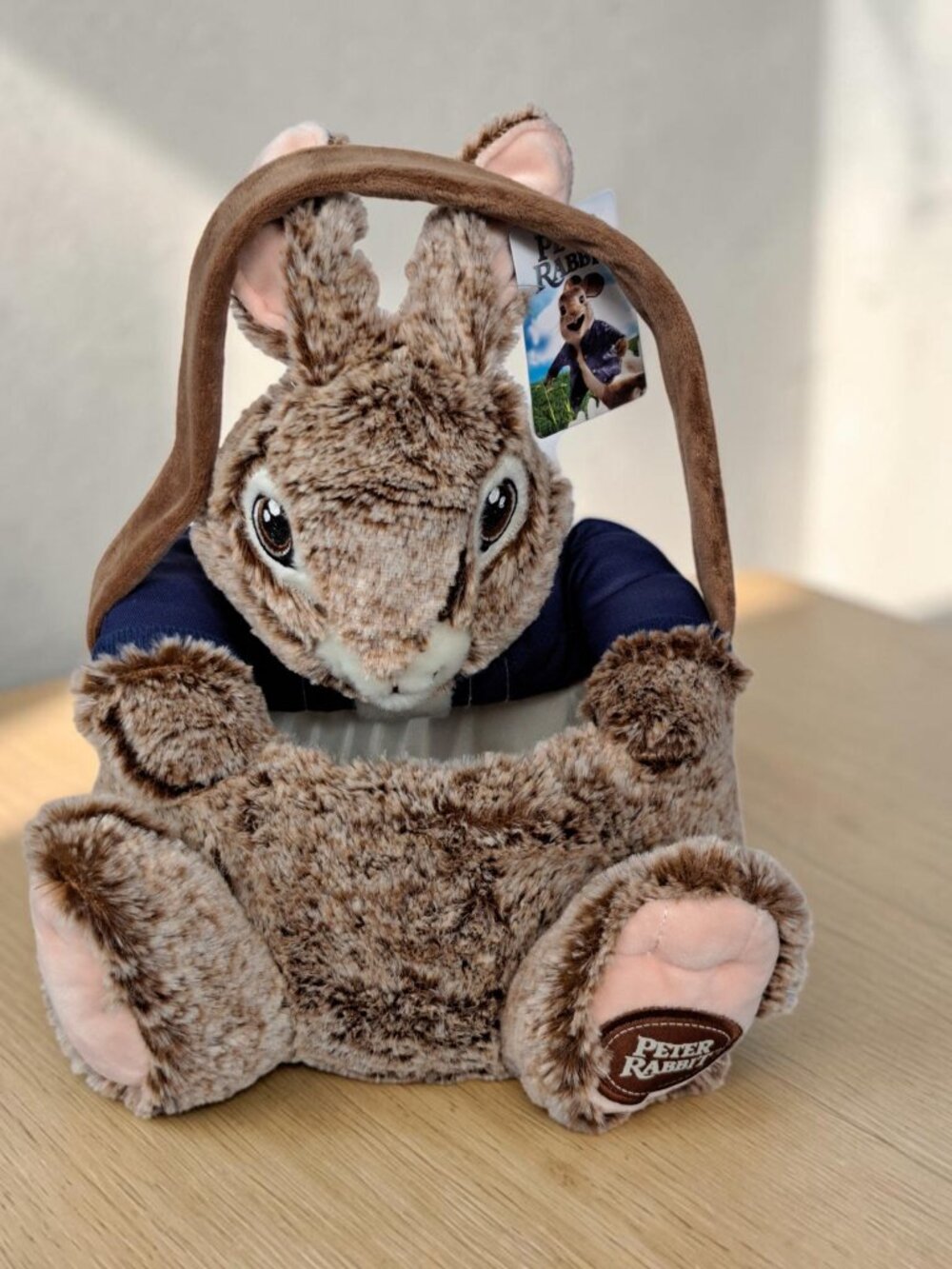 NEW Dan Dee Peter Rabbit Easter Basket Plush Brown Bunny Stuffed Animal • 2025
